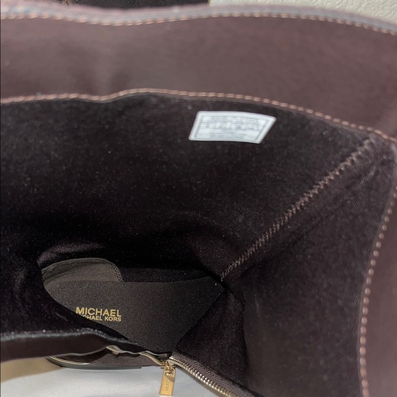 Michael Kors Black and Brown Monogram Boots used good condition - Picture 10 of 15